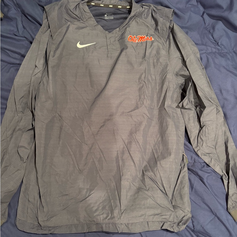 Navy ole miss large windbreaker